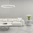 thumbnail image 5 of 27.5 Inch 48W 1 Led Small Pendant-Silver Finish Eurofase Lighting 31471-015, 5 of 5
