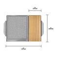 thumbnail image 5 of Zenport 870010A Grill Plank Topper, Beige/Black, 5 of 5