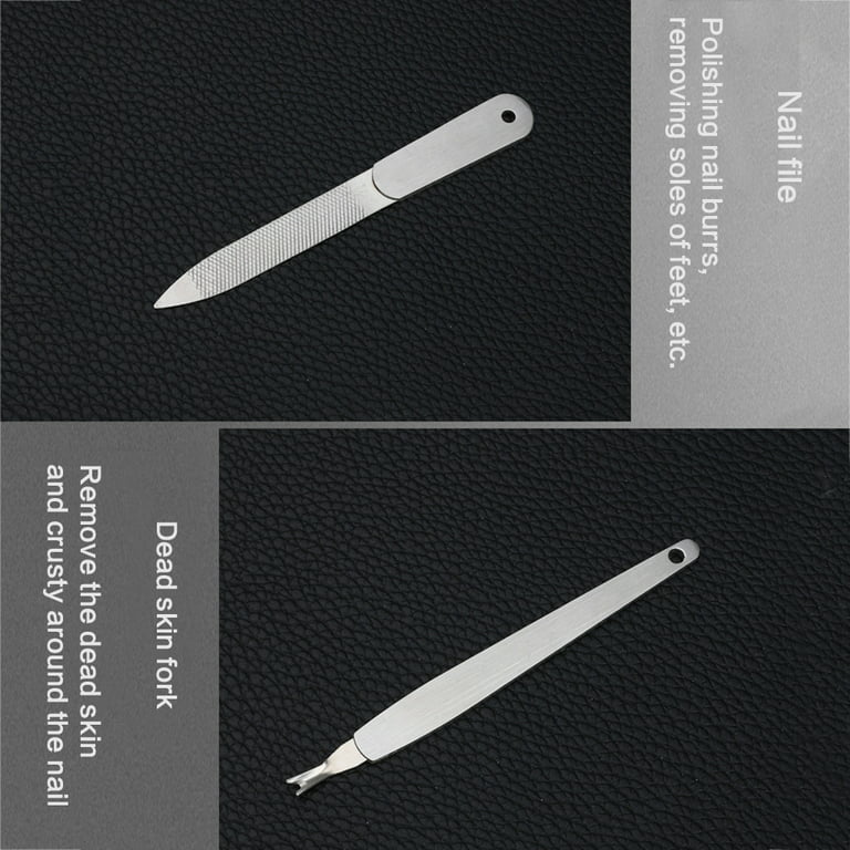 TINYSOME Manicure Pedicure Tools Stainless Steel Toenail Foot Callus File  Dead Skin Knife 