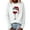 White, variant on Ilomwu Womens Tops O Neck Christmas Print Sweater Long Sleeve Womens Winter Sweatshirts,White,XL
