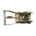 thumbnail image 5 of Black 12pc Lasso Wheel Axle Strap Ratchet J Finger Hook Tire Tow Truck Tie Down, 5 of 11