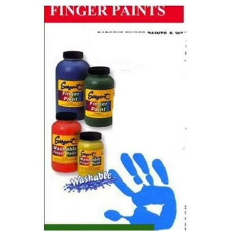 - Sargent Art 229485 Fingerpaint Pint Jars, Black