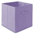 thumbnail image 2 of Casafield Set of 6 Fabric Storage Cube Bins, Lavender Purple - 13" Collapsible Foldable Cloth Baskets for Shelves and Cubby Organizers, 2 of 7