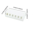 thumbnail image 3 of 6 Slots Toothbrush Holders Wall Mounted RV Toothbrush Organizer Hanger With Cover Self Toothbrush Storage Stand Rack, 3 of 6