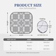 thumbnail image 3 of Windshield Sun Shade, Circular Pattern A Foldable Car Sun Shade Windshield For Front, 2 Pieces, 3 of 4