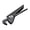 7 inch, variant on German Pipe Wrench High Carbon Steel Plumbers Adjustable Plumbing Tool Easy Adjustment Accessories for Home Repair
