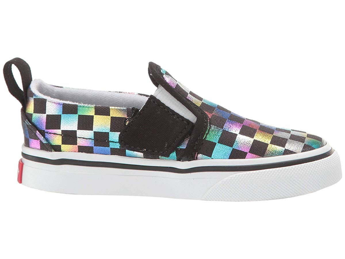 kids iridescent vans