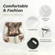 thumbnail image 4 of Balery Relaxed Cute Cow Reading Pantalones cortos deportivos para mujer con forro y dos bolsillos, elásticos, para entrenamiento, gimnasio, yoga-Small, 4 of 7
