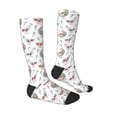 thumbnail image 4 of Lsque Funny Chicken Printed Crew Socks Men's Women's LightWeight Thin Casual Calf Socks ,Knee High Socks,Cotton Socks, 4 of 9