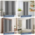 thumbnail image 5 of Gray Ombre Waterproof Shower Curtain, Stall 36"x78" Washable Polyester Fabric Shower Curtains for Bathroom, Modern Abstract Art Farmhouse Gradient Decorative Bathtub Curtain Sets with Hooks, 5 of 9