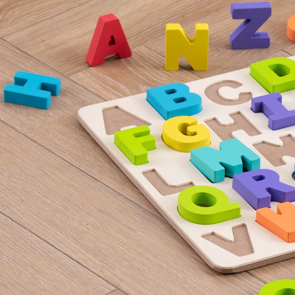 Spark. Create. Imagine Alphabet Puzzle Wooden Puzzle for Ages 18 Months to 70 Months - image 5 of 6