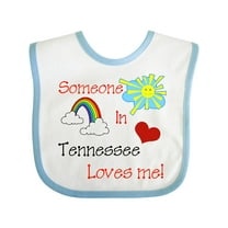 Inktastic Someone in Tennessee Loves Me Boys or Girls Baby Bib