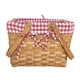 thumbnail image 4 of Cesta de picnic, cesta de frutas, organizador portátil de artículos diversos, vacía, decorativa, tejida L, 4 of 9