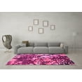 thumbnail image 3 of Ahgly Company Indoor Square Abstract Pink Contemporary Area Rugs, 5' Square, 3 of 4