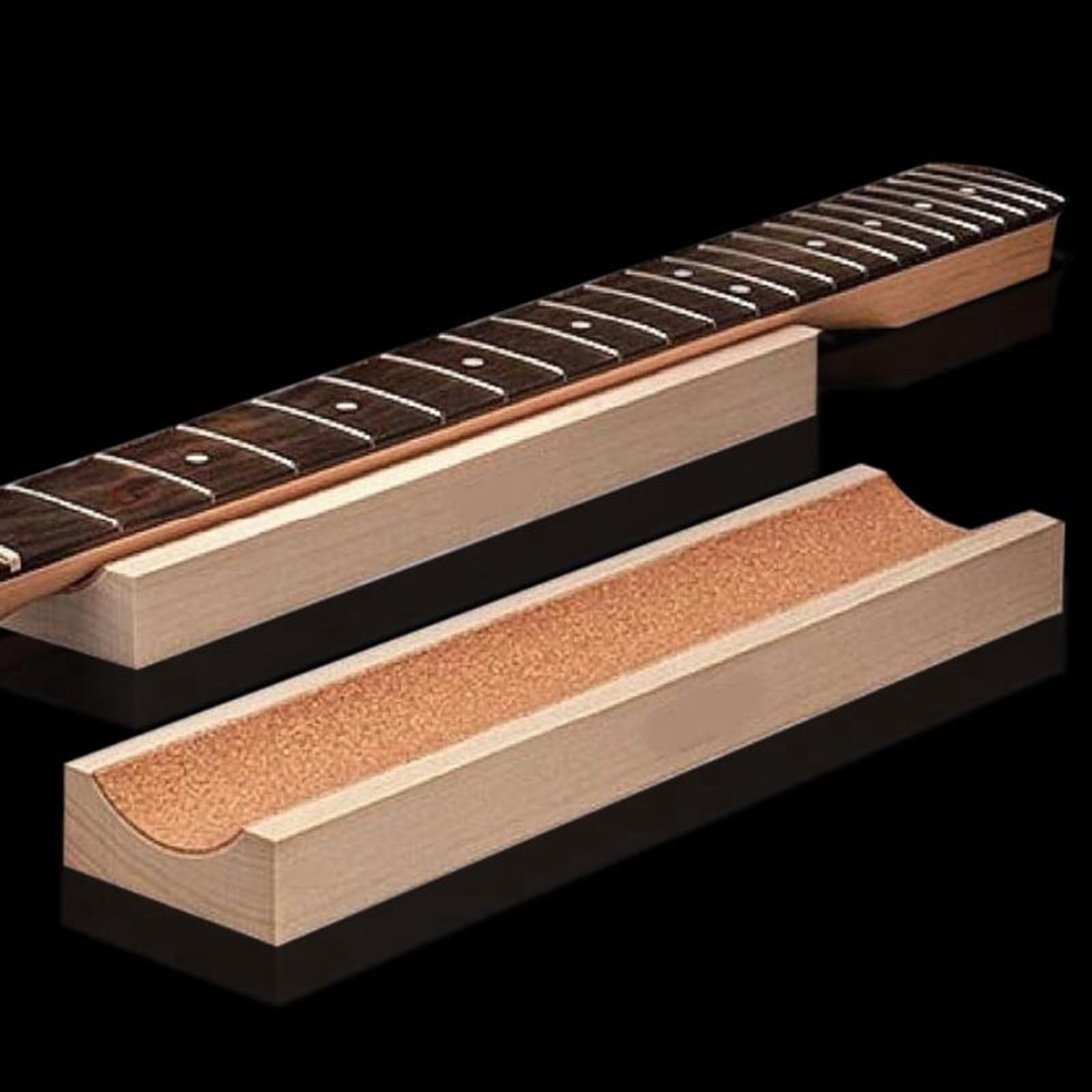 Long Wooden Fret Fretboard Neck Rest Support for Guitar Bass String