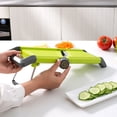 thumbnail image 3 of Mandolina Profesional de Acero Inoxidable, Mandolina de Cocina Multifunción con Grosor de Rebanada Ajustable, con Protector de Manos y Guantes de Seguridad, 3 of 5