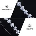 thumbnail image 2 of OULII French Hair Barrettes Hair Band Alloy Silver 1Pcs, 2 of 8