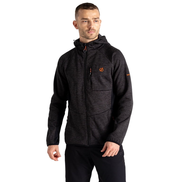 Dare 2b Torrek Men's Pro Midlayer Hooded Jacket - Recycled Fleece, Stretch Fit, Great For Outdoor Adventures