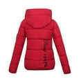 thumbnail image 6 of BEFOKA Jackets for Women Puffer Jacket Lightweight Quilted Padded Coat Tops for Women Trendy Winter Fleece Coat Warm Puffy Jacket with Stand Collar Thermal Warm Outerwear Going Out Tops M_4X, 6 of 9