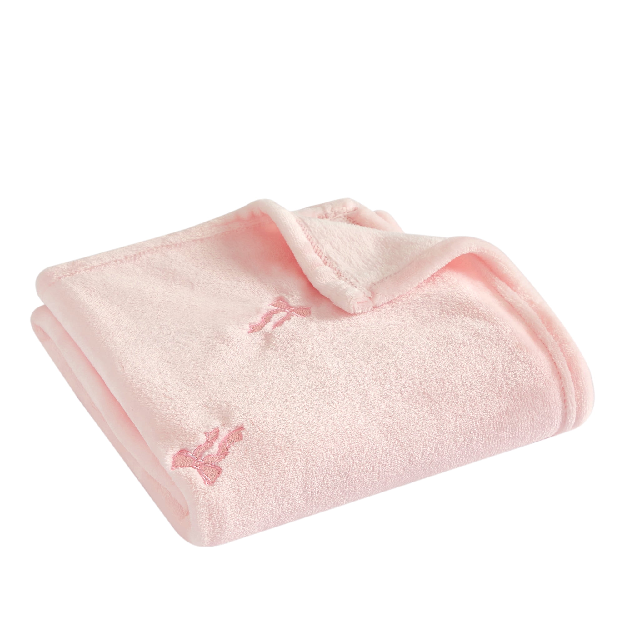 Little Nest Bows Plush Blanket 30" X 40"
