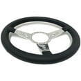 thumbnail image 4 of 1969-89 Chevrolet 9 Bolt Leather Steering Wheel 3 Spoke-Holes Cross Flags Kit, 4 of 7