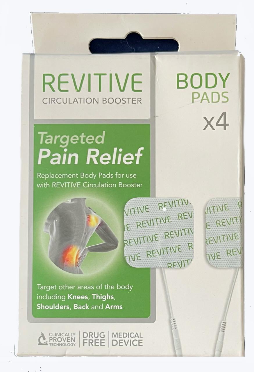 Revitive Electrode Body Pads For Use w Revitive Circulation Booster, 4