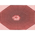 thumbnail image 1 of Ahgly Company Machine Washable Indoor Rectangle Transitional Light Coral Pink Area Rugs, 7' x 10', 1 of 7