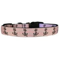 thumbnail image 4 of Pet Dog  Cat Nylon Collar or Leash, "Pink Anchors", 4 of 4