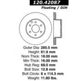 thumbnail image 2 of Centric 120.42087 Premium Brake Rotor Fits select: 2005-2023 NISSAN FRONTIER, 2005-2015 NISSAN XTERRA, 2 of 2