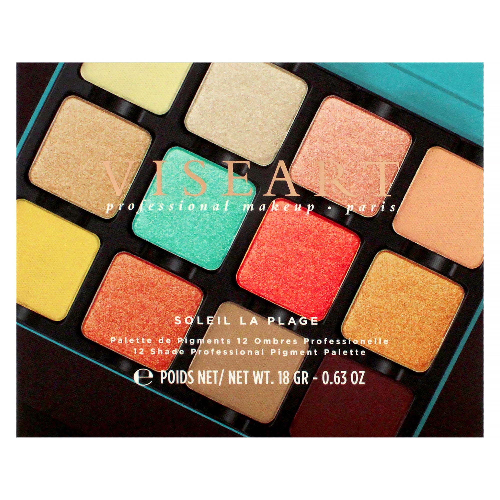 Viseart Paris Eyeshadow Palette - Soleil La Plage , 0.63 oz Eye Shadow