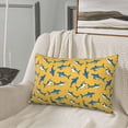 thumbnail image 5 of Daiia Shark Print Bedding Waterproof Pillow Protector Zippered Queen – Bed Bug Proof Pillow Encasement-20"x30", 5 of 6