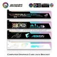 thumbnail image 3 of Support GPU MB 5V RGB SYBC pour Carte Vidéo Installation Horizontale pour ASUS MSI AORUS Multi-Brands Faith Noir/blanc ROGX Blanc, 3 of 6