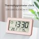 thumbnail image 3 of 2X Reloj Digital LED Reloj ElectróNico de Escritorio con Pantalla Digital para la Oficina en Casa RetroiluminacióN Relojes de Calendario de Datos de RepeticióN - Rosa, 3 of 5