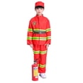 thumbnail image 1 of Ropa de bomberos para niños Ropa de experiencia profesional de bomberos pequeños Ropa de actuación de juego de rol Ropa para padres e hijos Traje de cosplay, 1 of 1