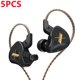 thumbnail image 1 of Auriculares con cable KZ EDX con micrófono dinámico HIFI Bass Music auriculares en el oído Monitor auriculares con cancelación de ruido auriculares deportivos Tan Jianjun unisex, 1 of 2