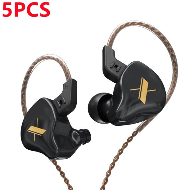 Auriculares con cable KZ EDX con micrófono dinámico HIFI Bass Music auriculares en el oído Monitor auriculares con cancelación de ruido auriculares deportivos Tan Jianjun unisex