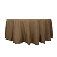 thumbnail image 3 of BalsaCircle 108" Round Polyester Tablecloth Wedding Table Linens Taupe, 3 of 8