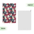 thumbnail image 2 of Kdxio Beautiful Flower Pattern Golf Towel (24" X 16") with Carabiner Clip - The Convenient Golf Cleaning Towel, 2 of 8
