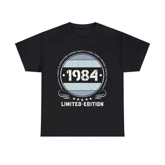 Vintage 1984 T Shirts for Men Retro Funny 1984 Birthday Shirts for Men Plus Size Big and Tall