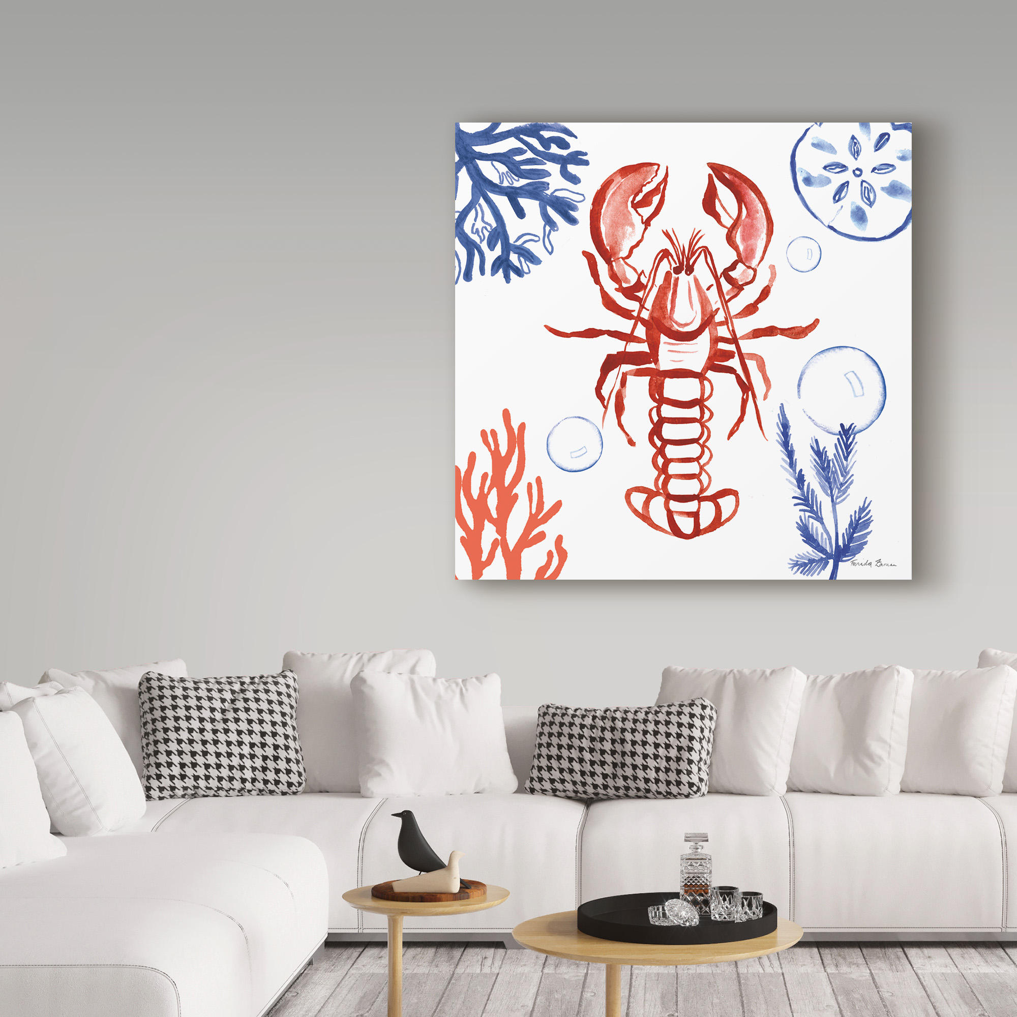 Trademark Fine Art 'Coastal Jewels VI' Canvas Art by Farida Zaman