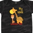 thumbnail image 4 of Inktastic My Mimi Loves Me Giraffe Boys or Girls Baby Bodysuit, 4 of 5