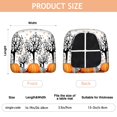 thumbnail image 3 of Fall Pumpkins Trees Leaves Seat Covers for Dining Room Chairs Set Of 6,Stretch Printed Washable Chair Seat Cover with Elastic Ties and Button,Removable Waterproof Couch Cushion Covers, 3 of 6