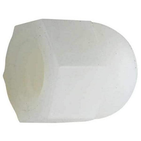

2PC ZoroSelect 3/8 -24 Nylon Plain Finish Acorn Nuts 10 pk.