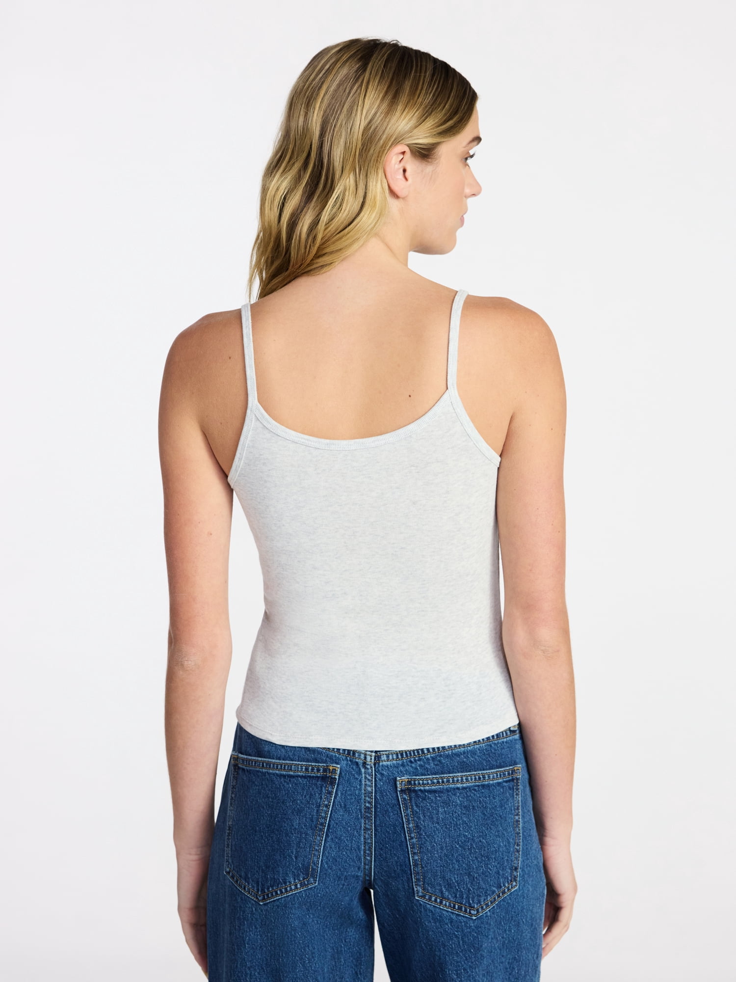 No Boundaries Scoop Neck Cami Top, Women's XXS-XXL