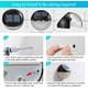 thumbnail image 5 of Lámpara de pared solar LED para exteriores, impermeable, IP65, luz blanca cálida, luz decorativa para jardín, aplique de pared para jardín., 5 of 5