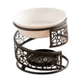 thumbnail image 3 of Essential Oil Burner Melt Warmer Candle Stand Scented Diffuser Desk Candlestick, black, 3 of 9