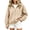 #25Khaki, variant on Byworldtasic Hoodies for Women Zip Up Oversized Sweatshirt Jackets Fall Winter Casual Coats 2026 Fashion