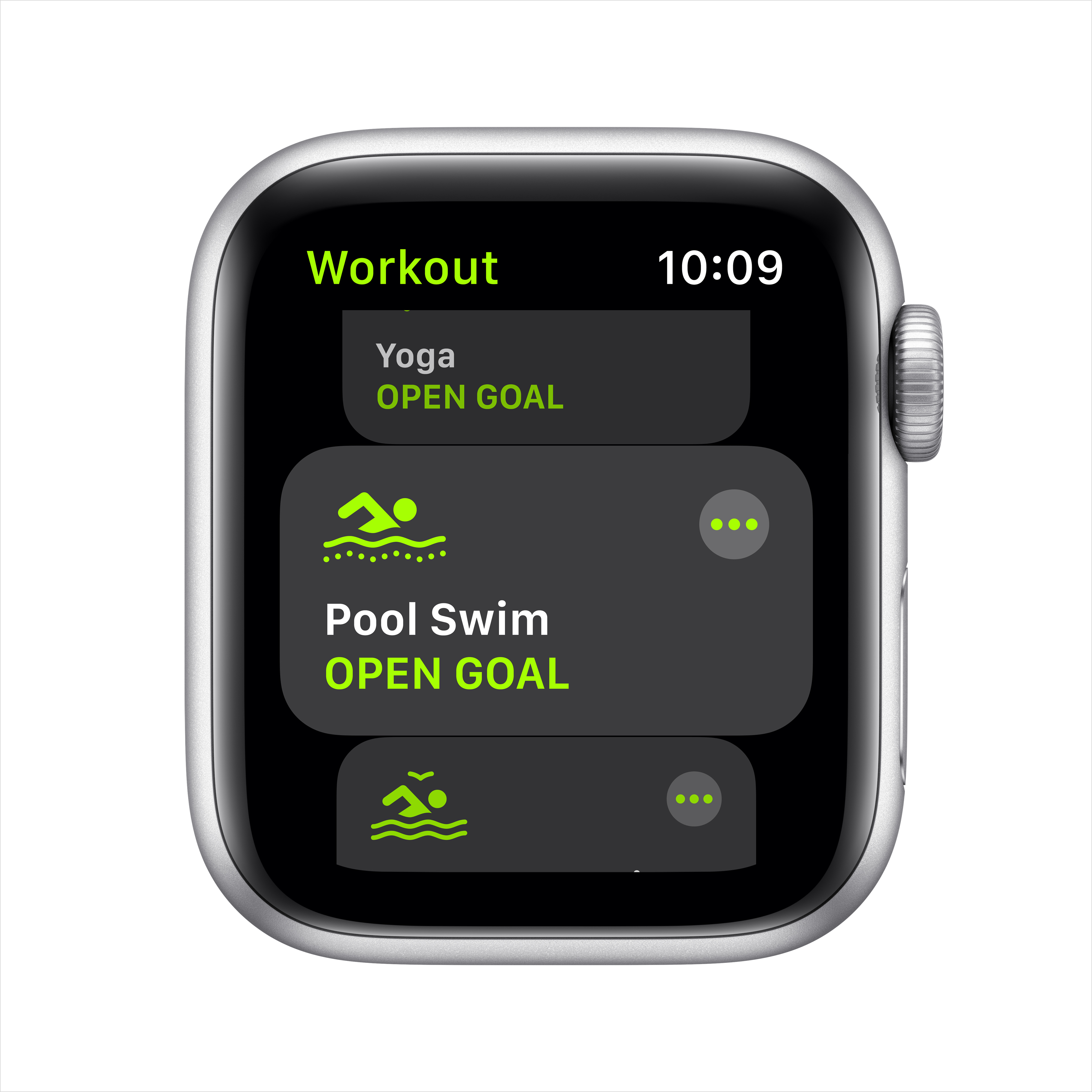 Apple Watch SE (1st Gen) GPS, 40mm Silver Aluminum Case with White Sport Band - Regular - image 2 of 9