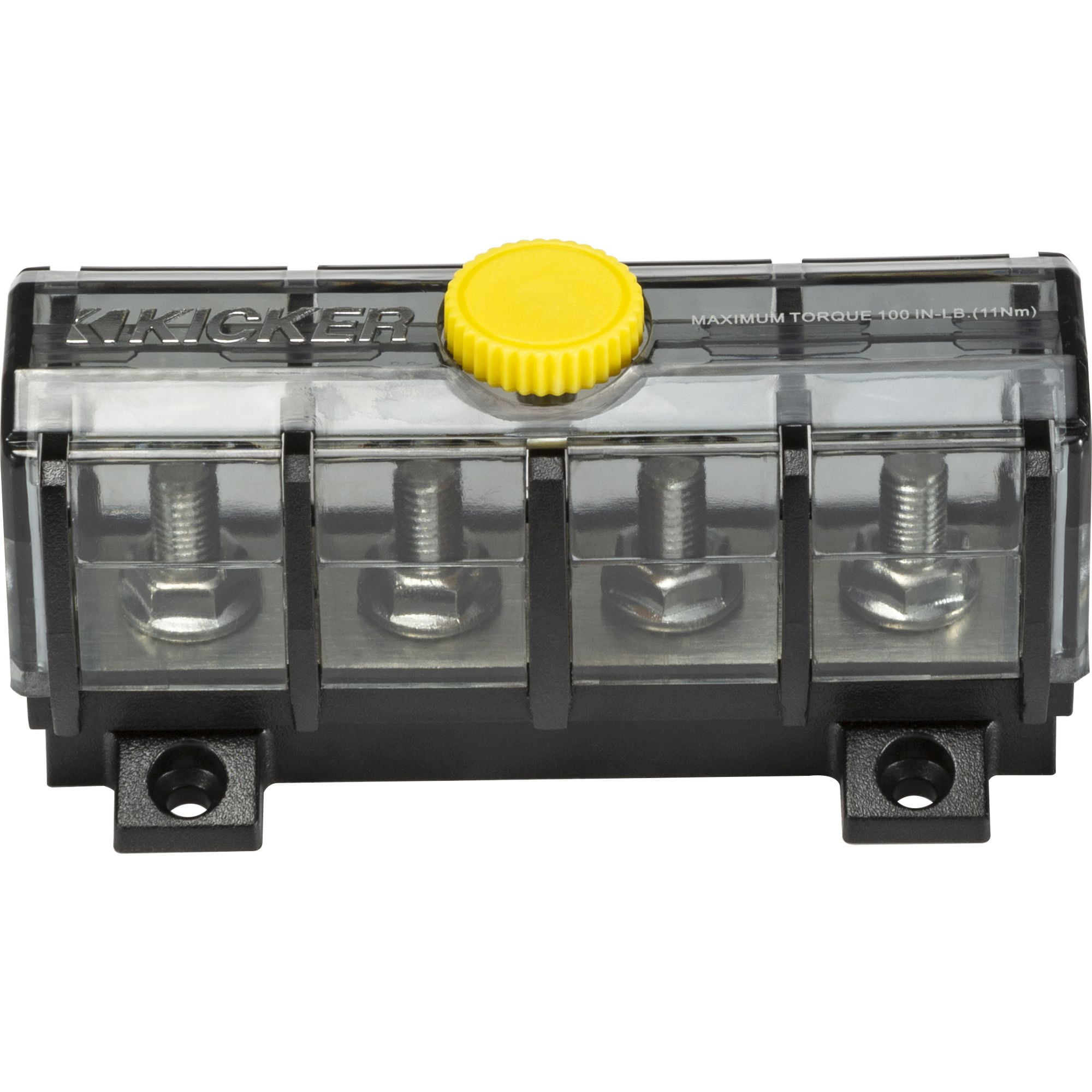 Kicker 47KMFDB3 ABYC Compliant Fuse Holder Distribution Block & 47KMDB3 Ground Distribution Block Bundle