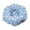 E, variant on Blue Small Cloud Pattern 2-in-1 Cat Tunnel Bed Detachable Round Plush Bed with Play Tunnel